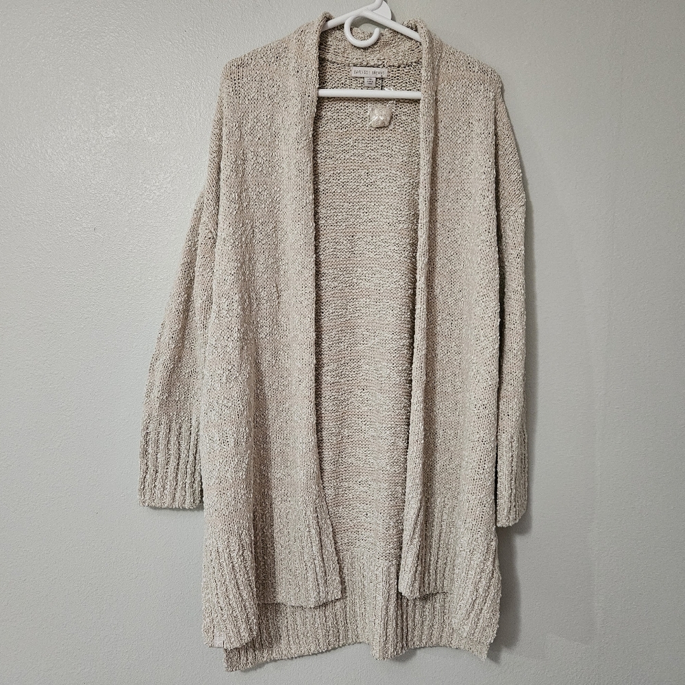 NWOT Barefoot Dreams Boucle Shadow Stripe Cardigan L/XL